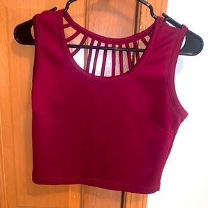 Red A’gaci Crop Top
